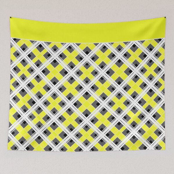 Item preview, Combo black yellow plaid designed and sold by fuzzyfox.
