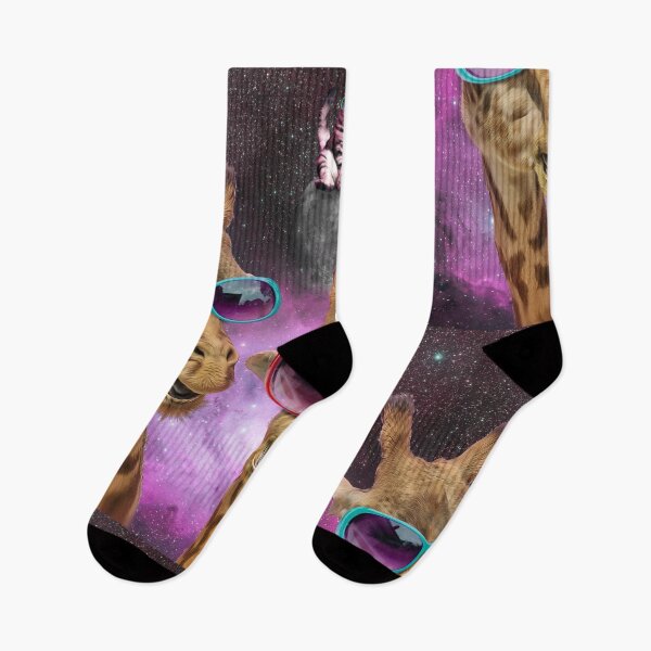 Item preview, giraffe in a nebular cat on the moon designed and sold by Scoopivich.