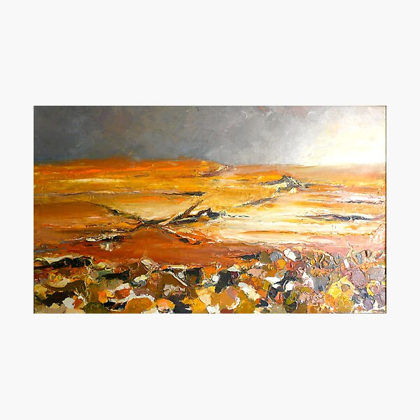 Land of Gold Everlastings Photographic Print