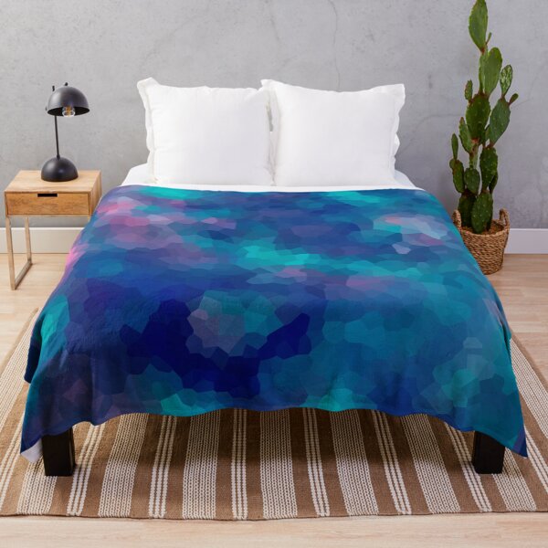 Item preview, Blue-pink abstract polygonal background designed and sold by fuzzyfox.