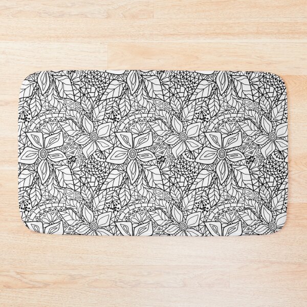 Item preview, Black and white lace pattern designed and sold by fuzzyfox.