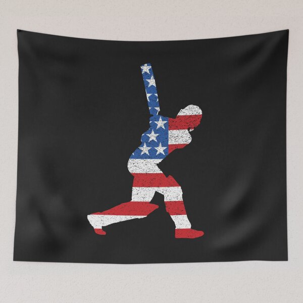 Item preview, USA Batsmen Cricket Cricketer Gift designed and sold by tarek25.