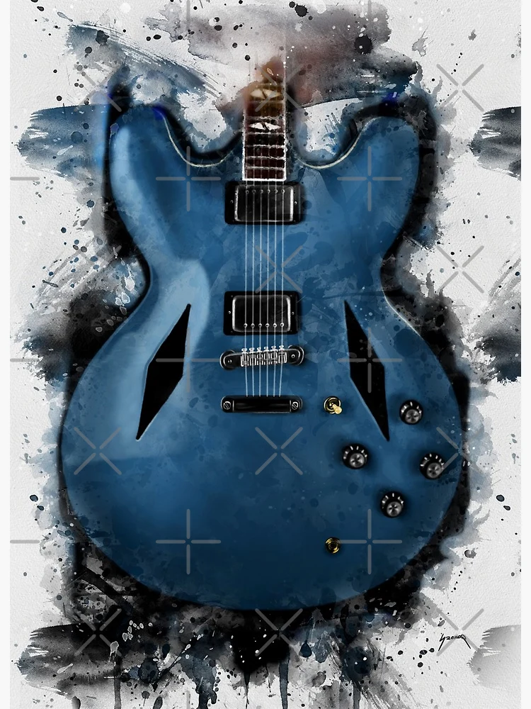 Blues Guitar Flash Digital Art by Bigalbaloo Stock - Pixels