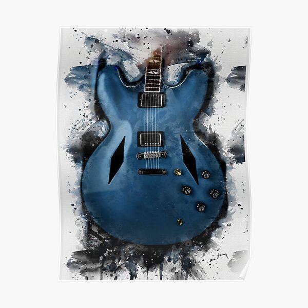 Dave Grohl's electric guitar Poster