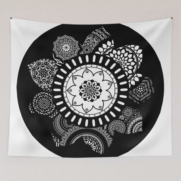 Item preview, midnight mandala  designed and sold by Hecky Thump  Designs.