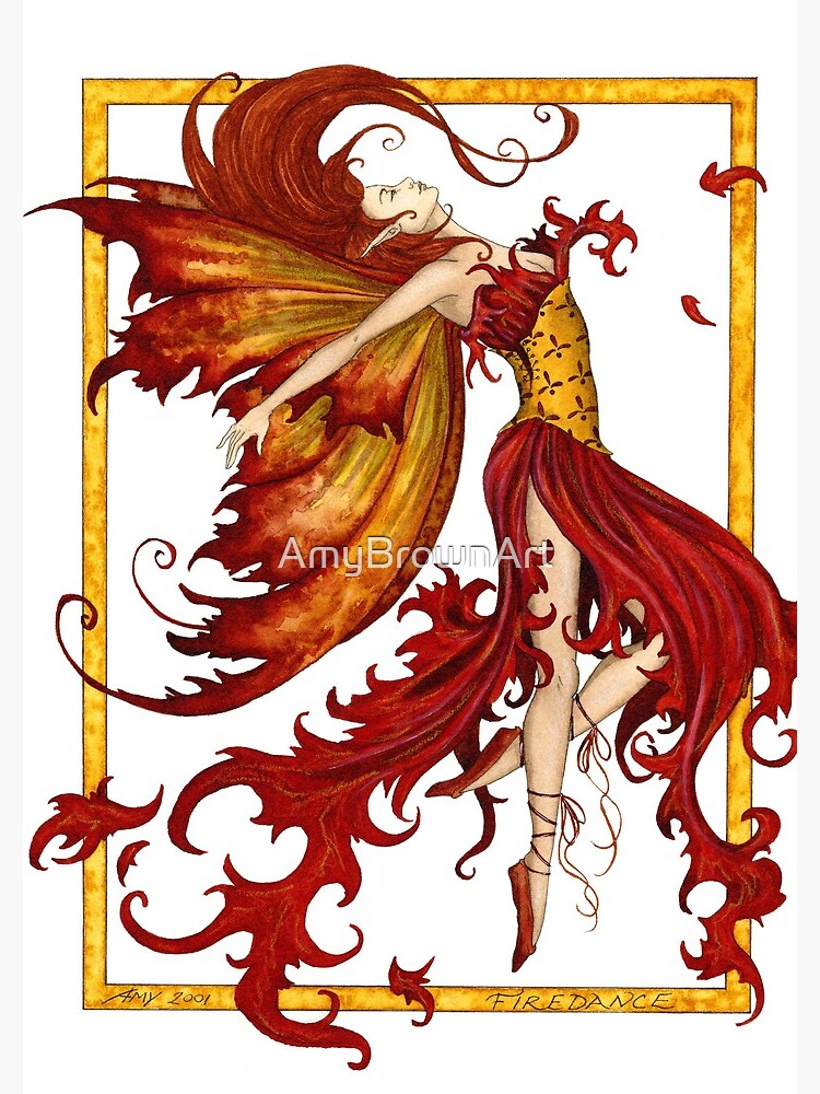 Fire Dance by AmyBrownArt
