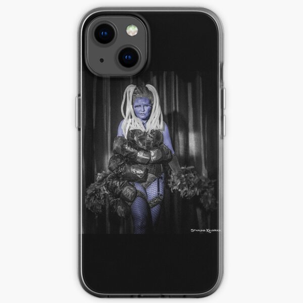 The blue Diva iPhone Soft Case