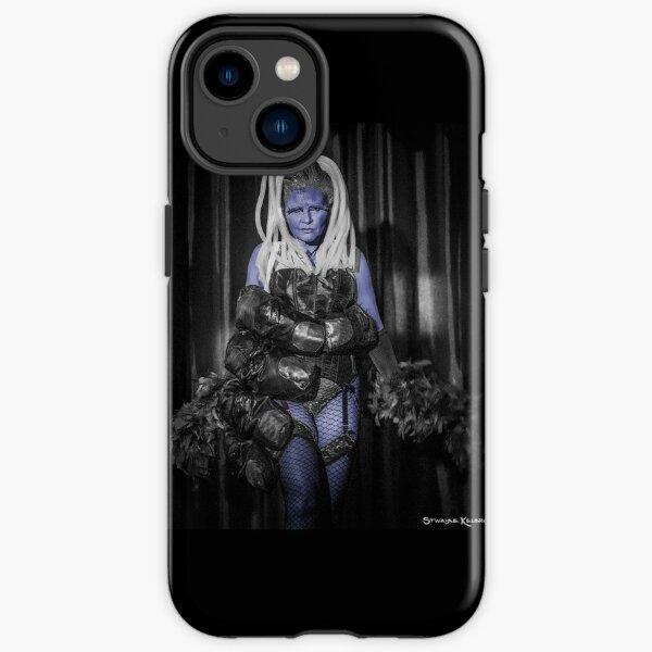 The blue Diva iPhone Tough Case