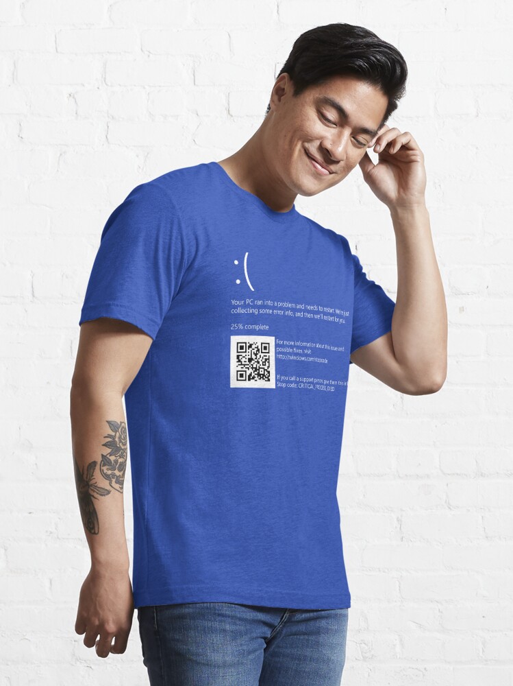 Blue clearance screen shirt