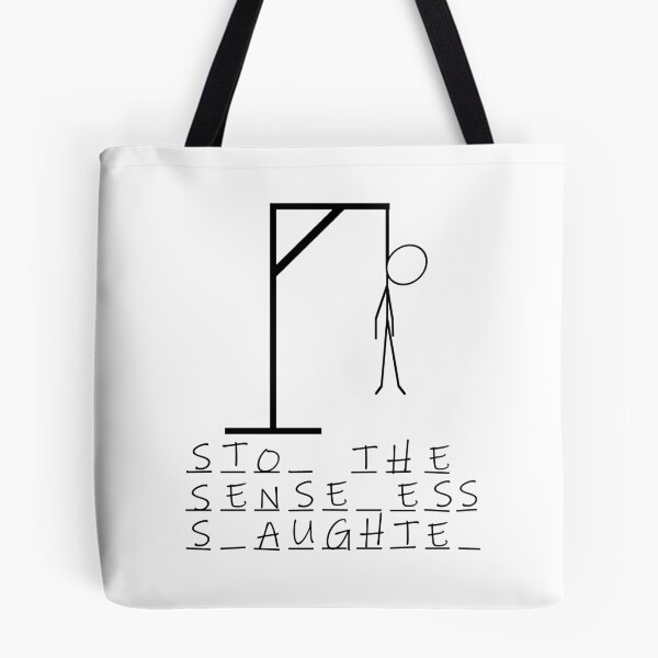 Item preview, Stop the Senseless Slaughter (Black) designed and sold by SifRants.