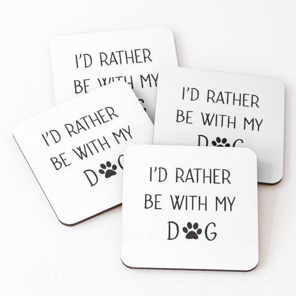 Item preview, Id rather be with my dog designed and sold by SamanthaClaire7.