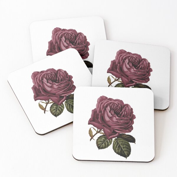 Fresh Flowers Coasters (Set of 4)