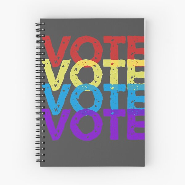 Item preview, VOTE rainbow design designed and sold by fivevotesdown.