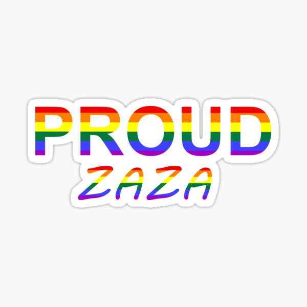 Proud Zaza Sticker For Sale By Simplypride Redbubble 2533