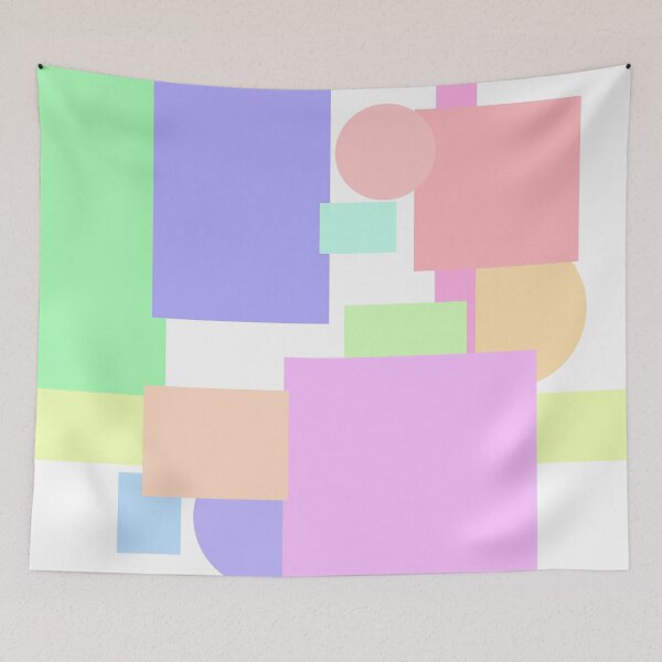Item preview, Abstract pastel shapes designed and sold by chubbyberry.