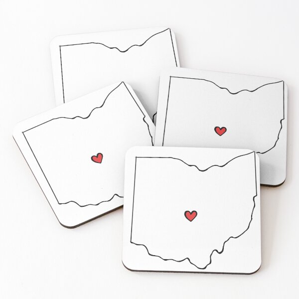 Item preview, Columbus Ohio Heart Outline designed and sold by akachayy.