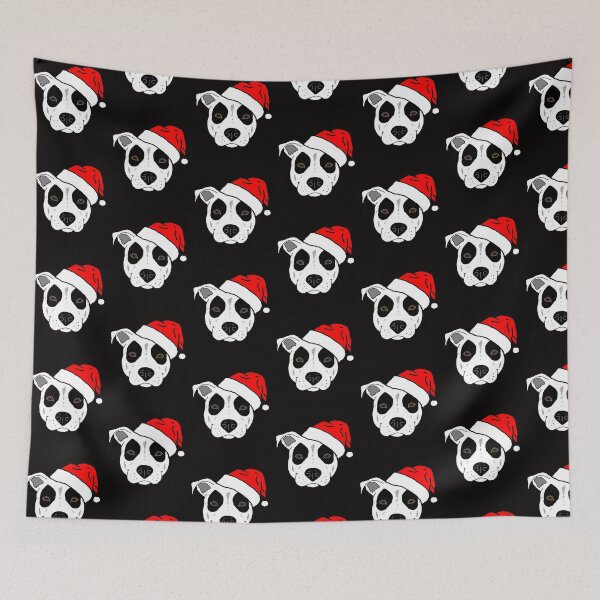Item preview, christmas pit bull design designed and sold by baingraphics.