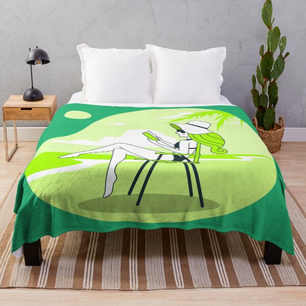 Item preview, Chilling Woman on the Beach designed and sold by parazitgoodz.