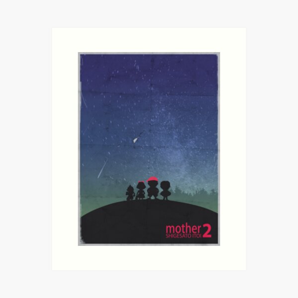 Item preview, Minimalist Video Games: Mother 2  designed and sold by colorlust.