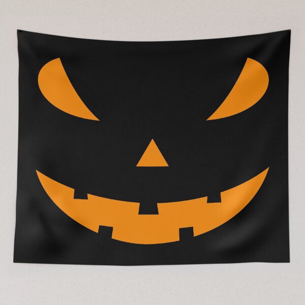 Item preview, Evil Halloween Pumpkin Smiling Face designed and sold by mrhighsky.