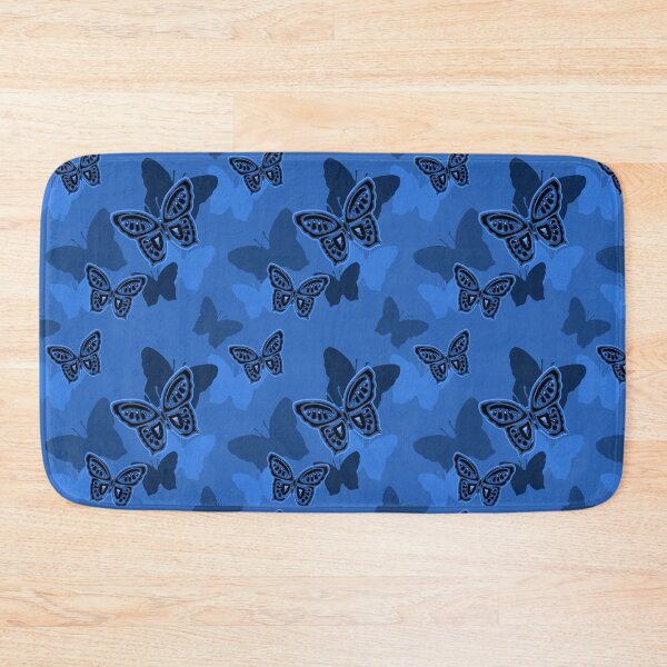 Item preview, Camouflage Butterflies in Blue designed and sold by Sharon Schwalbe.