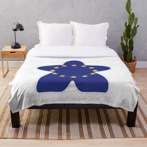 Eurogaming Euro Meeple Throw Blanket