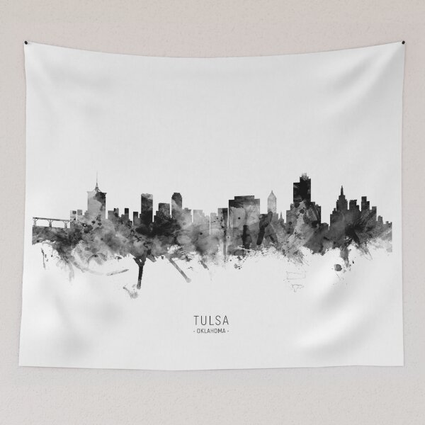 Item preview, Tulsa Oklahoma Skyline designed and sold by ArtPrints.