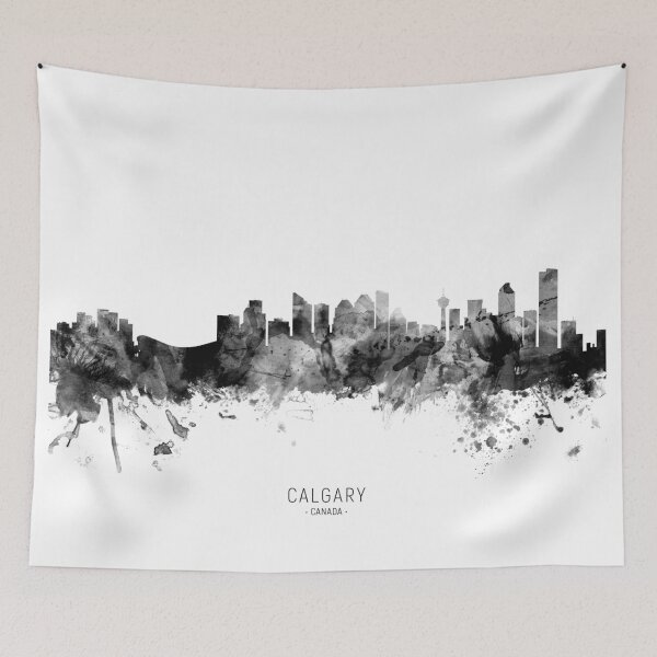 Item preview, Calgary Canada Skyline designed and sold by ArtPrints.
