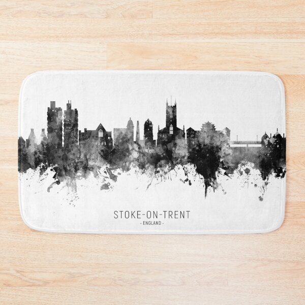 Item preview, Stoke-on-Trent England Skyline designed and sold by ArtPrints.