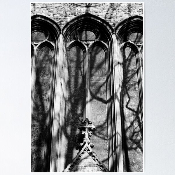 Item preview, Church Windows St Peters Basilica Black and White Photo by Larry Simpson designed and sold by simpson92.