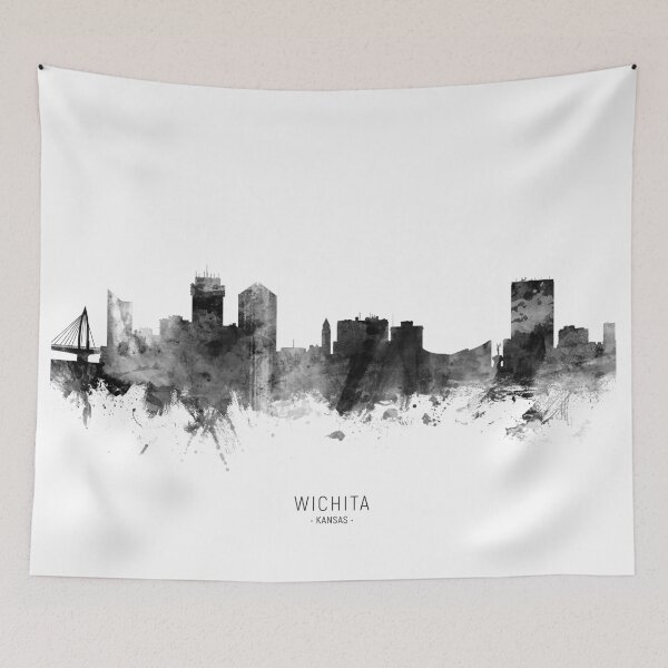 Item preview, Wichita Kansas Skyline designed and sold by ArtPrints.