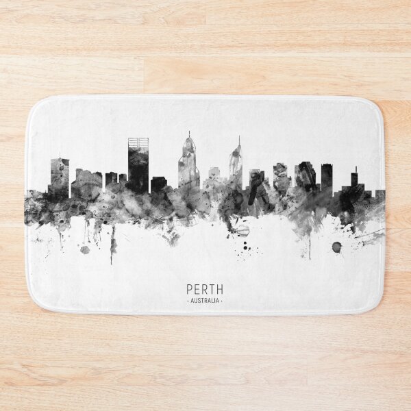 Artikelvorschau, Perth Australia Skyline entworfen und verkauft von ArtPrints.