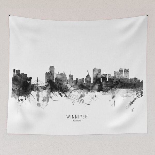 Item preview, Winnipeg Canada Skyline designed and sold by ArtPrints.