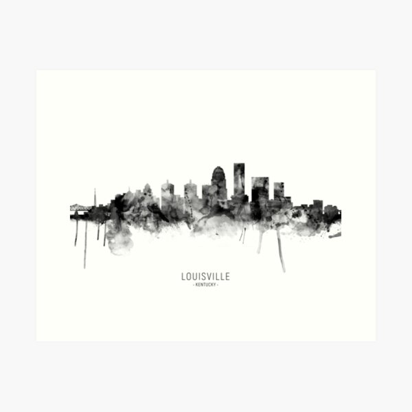 Item preview, Louisville Kentucky City Skyline designed and sold by ArtPrints.
