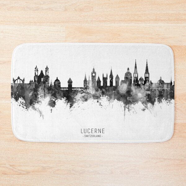 Item preview, Lucerne Switzerland Luzern Skyline designed and sold by ArtPrints.