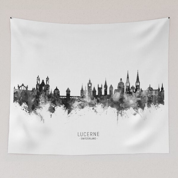 Item preview, Lucerne Switzerland Luzern Skyline designed and sold by ArtPrints.
