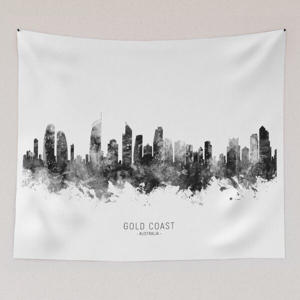 Item preview, Gold Coast Australia Skyline designed and sold by ArtPrints.