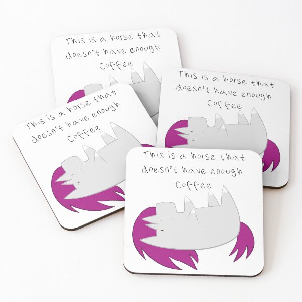 Item preview, This is a horse that doesn't have enough coffee designed and sold by SketchyPon3.
