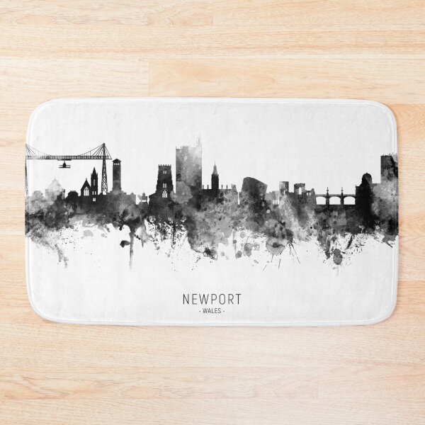 Item preview, Newport Wales Skyline designed and sold by ArtPrints.
