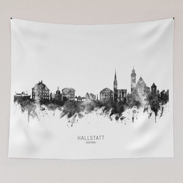 Item preview, Hallstatt Austria Skyline designed and sold by ArtPrints.