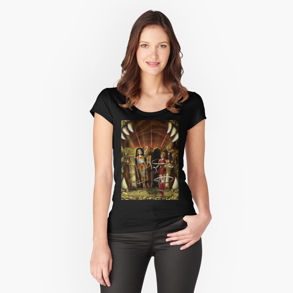 Trapped in the Pyramid Fitted Scoop T-Shirt