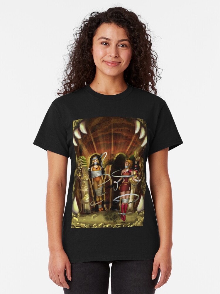 Alternate view of Trapped in the Pyramid Classic T-Shirt
