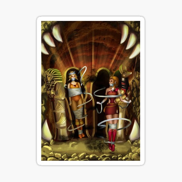 Trapped in the Pyramid Sticker