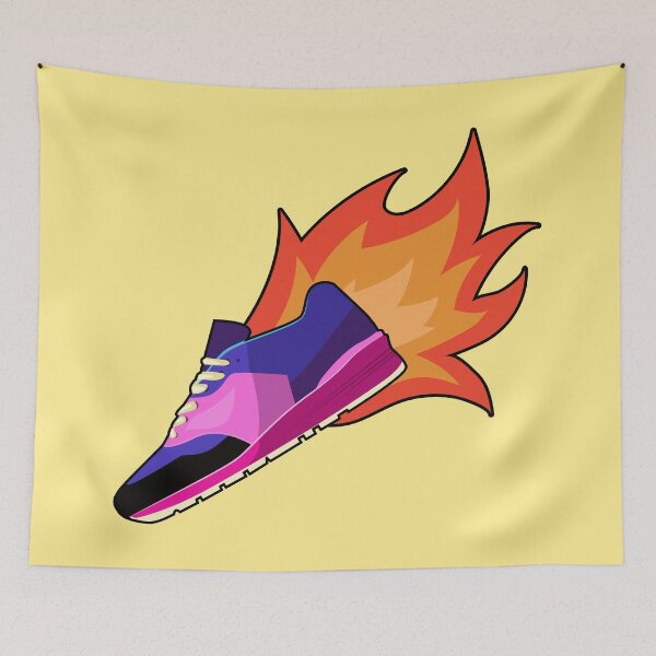 Item preview, Fire Shoes - Sneakerhead Gift for Shoe Freaks and Sneakers Lovers designed and sold by IslandLakeTree.