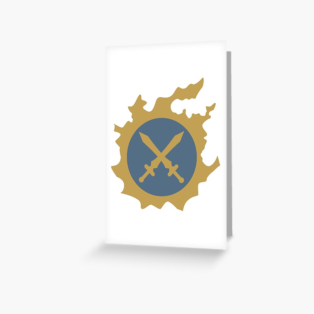 Ffxiv Gladiator Icon Color Greeting Card By Jordanballew Redbubble