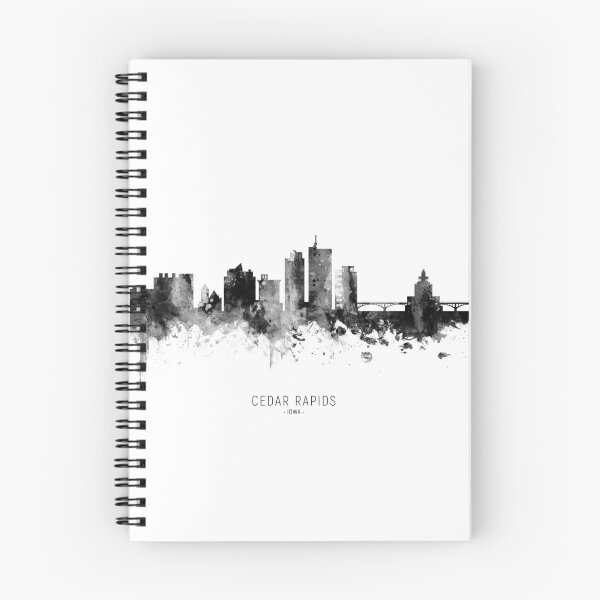 Item preview, Cedar Rapids Iowa Skyline designed and sold by ArtPrints.
