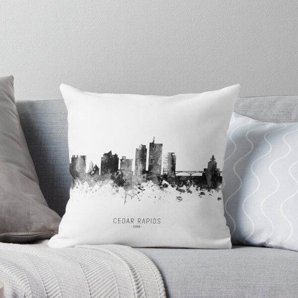 Item preview, Cedar Rapids Iowa Skyline designed and sold by ArtPrints.