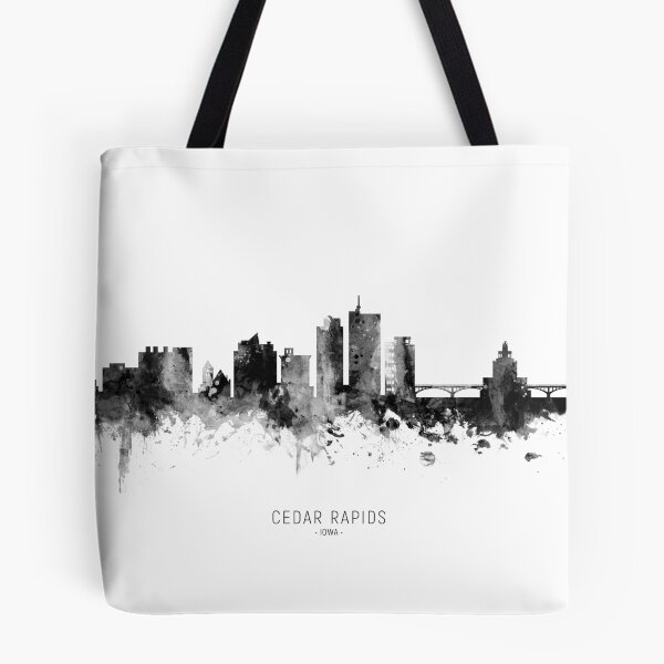 Item preview, Cedar Rapids Iowa Skyline designed and sold by ArtPrints.