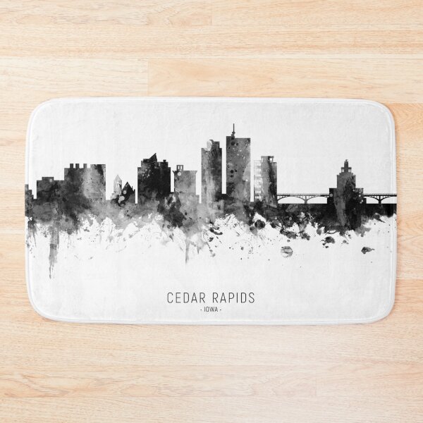 Item preview, Cedar Rapids Iowa Skyline designed and sold by ArtPrints.