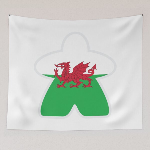 Item preview, Welsh Meeple designed and sold by brainthought.